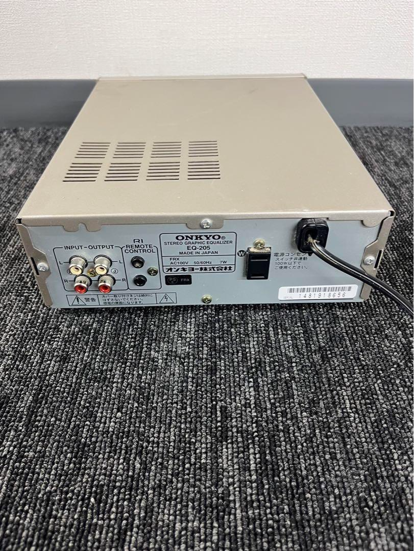 ONKYO オンキョウグラフィックイコライザー EQ-205 ONKYO EQ-205の仕様 オンキヨー/オンキョー