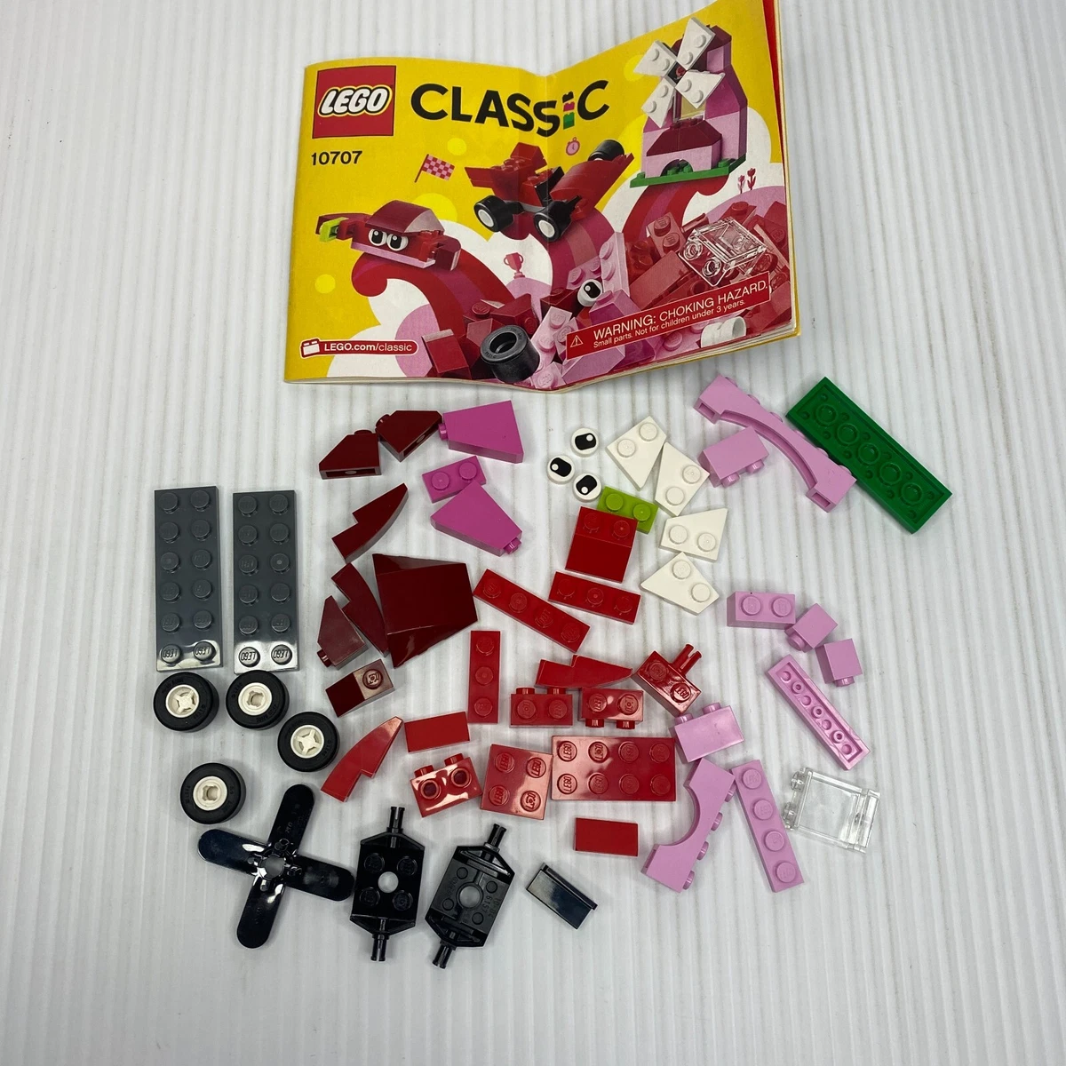 LEGO Classic 10707 Red Set Building Blocks Car Windmill eBay