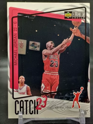 Michael Jordan 1997 Upper Deck Catch 23 Finger Roll Chicago Bulls
