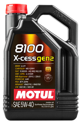 Motul 112351 8100 X-CESS GEN2 5W-40 5L DE für MERCEDES-BENZ MG