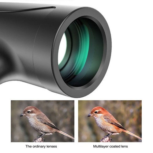 12x50 Monocular Optics Zoom HD BAK4 Prism FMC IPX7 Waterproof Monocular - Picture 9 of 10