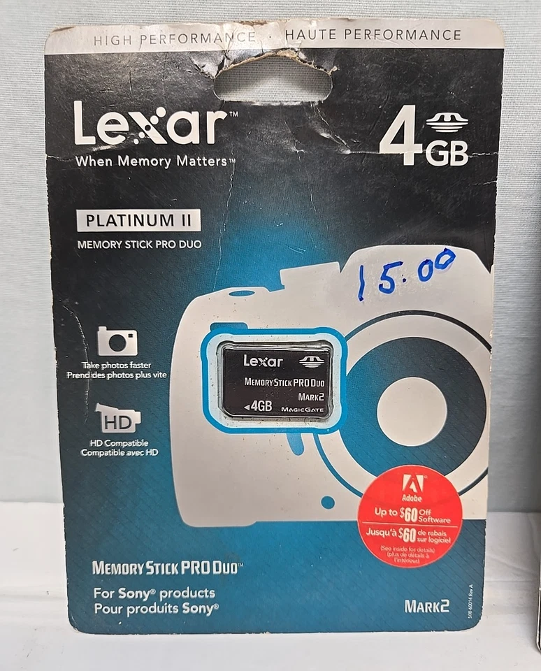 SanDisk Ultra Plus 64GB microSD, Hp Flash 4GB, Lexar Platinum II 4gb Memory Card - Image 2 of 4