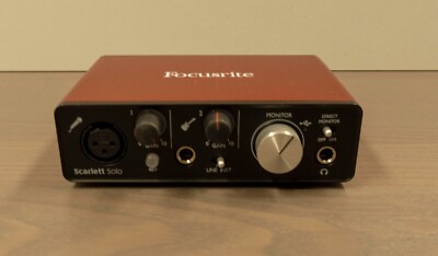 Focusrite Scarlett Solo 2nd Gen USB Audio Interface