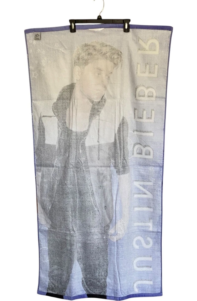 Toalla de playa Justin Bieber 2013 nueva con etiquetas Foto 2 de 4