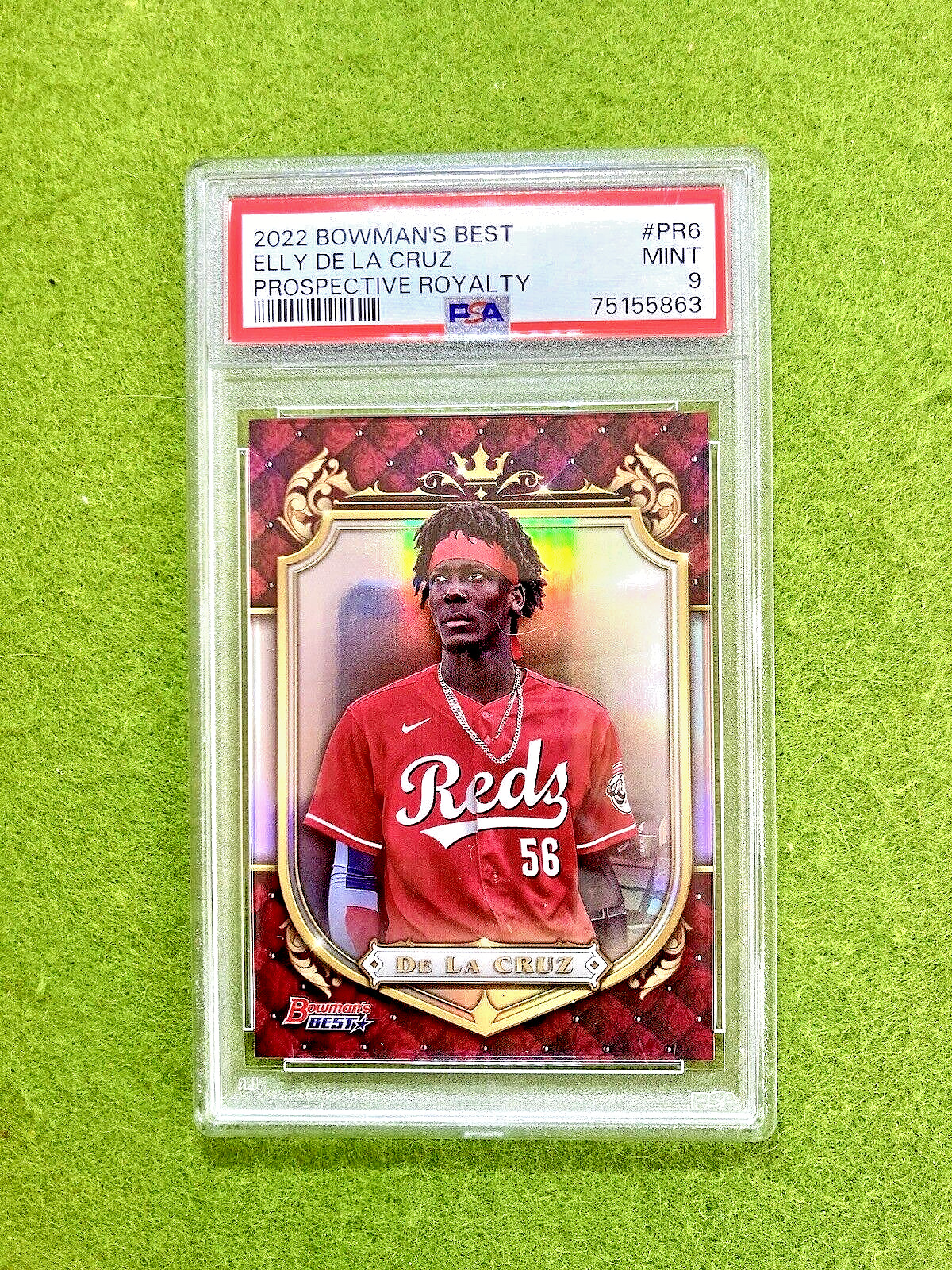 Elly De La Cruz REFRACTOR ROOKIE CARD PSA 9 RC 2022 Bowman's Best MAKE AN OFFER view 1