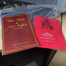 Progs  (2) LargeOn Behalf Of ‘Artists Benevolent Fund & Society 4 Handicapped Ch