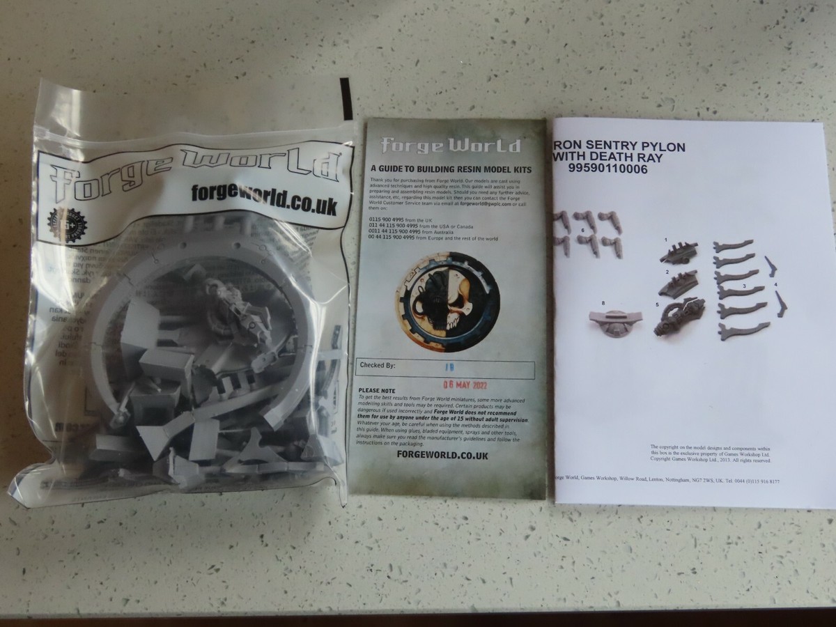 Forgeworld Warhammer 40K – Necron Sentry Pylon Avec Death Ray – Peint – OOP