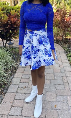 junior elegant dresses High Neck Purple Long Prom Dress Beaded Junior Party Dress PG839 US4 / Custom Color main image 0