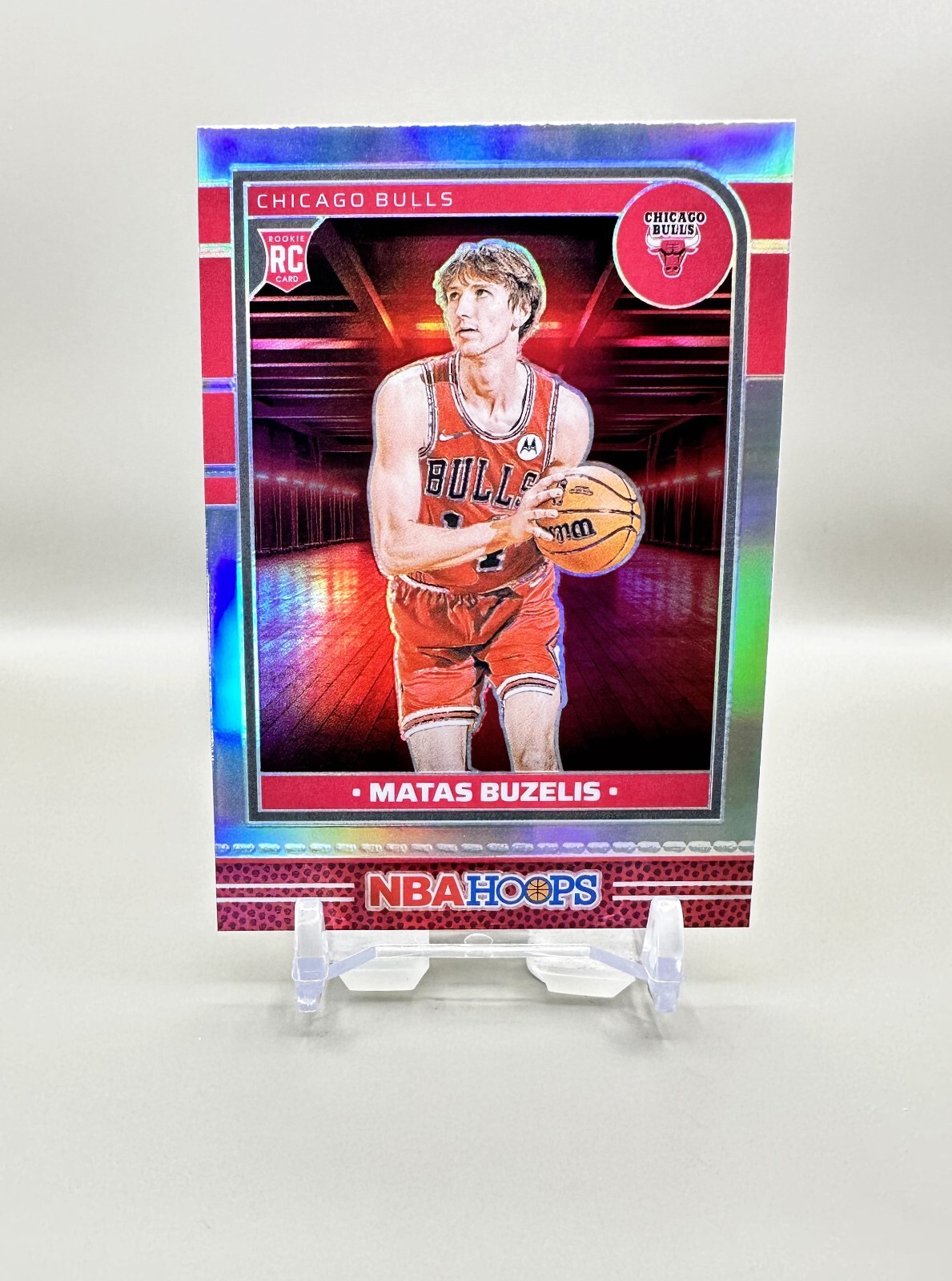 2024-25 Panini NBA Hoops #241 (Silver Prizm Premium)  ** MATAS BUZELIS [RC] **