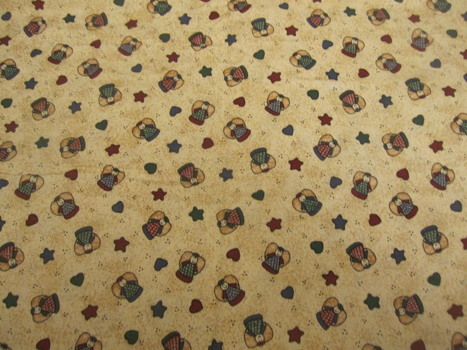 Colchas de algodón FAbric Little Edredones Fabri-Edredón Lanzado Pequeños Ángeles Corazones 1 yarda 7' x 44 Foto 2 de 4