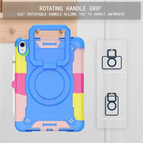 Für iPad 11/10. Gen 10,9" 2025 stoßfeste Panzerung 360° drehbarer Ständer Hülle Cover - Bild 37 von 116