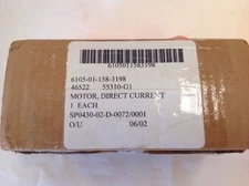 DCM Manufacturing Corp D C Motor 55310-G1