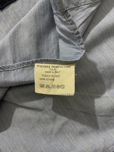 Camicia Valentino made in Italy maniche lunghe a righe per uomo - Foto 6 di 9