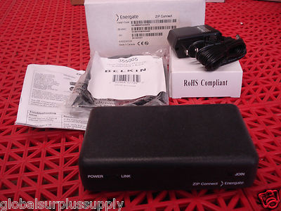 Energate Zip Connect ZigBee IP Gateway AW000410-B W/Cable & Power Suppy    NEW
