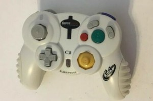 Nintendo Gamecube White Wireless Controller Gamestop Mad Catz 2 4 Ghz Ebay