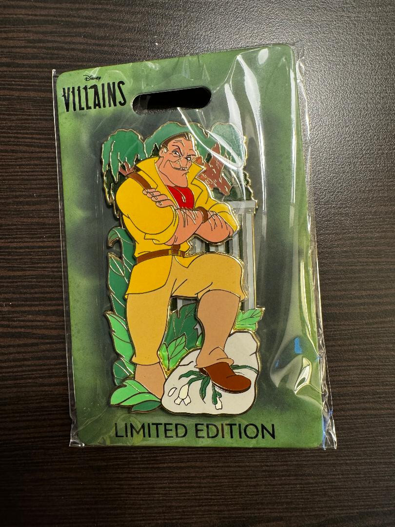 D23 Expo Disney Villains Tarzan Clayton LE400 Pin WDI MOG