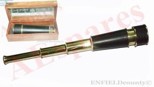 Nautical 17'' Telescope in Box Opt Collectible Brass Made US