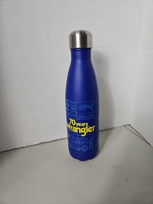 Wrangler 70 Year Anniversary Water Bottle Blue