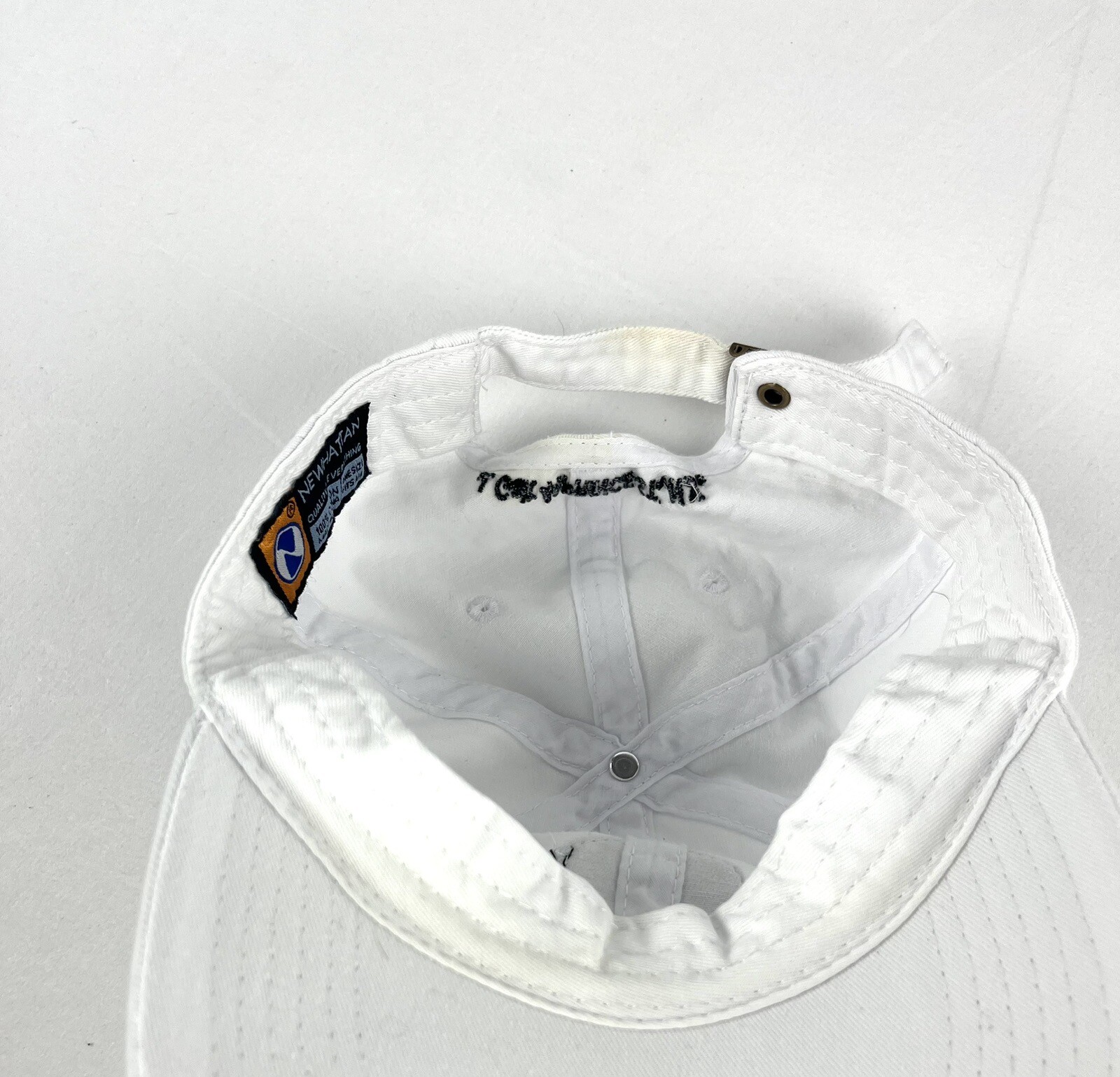 Newhattan Alien Head White Strapback Baseball Hat… - image 7