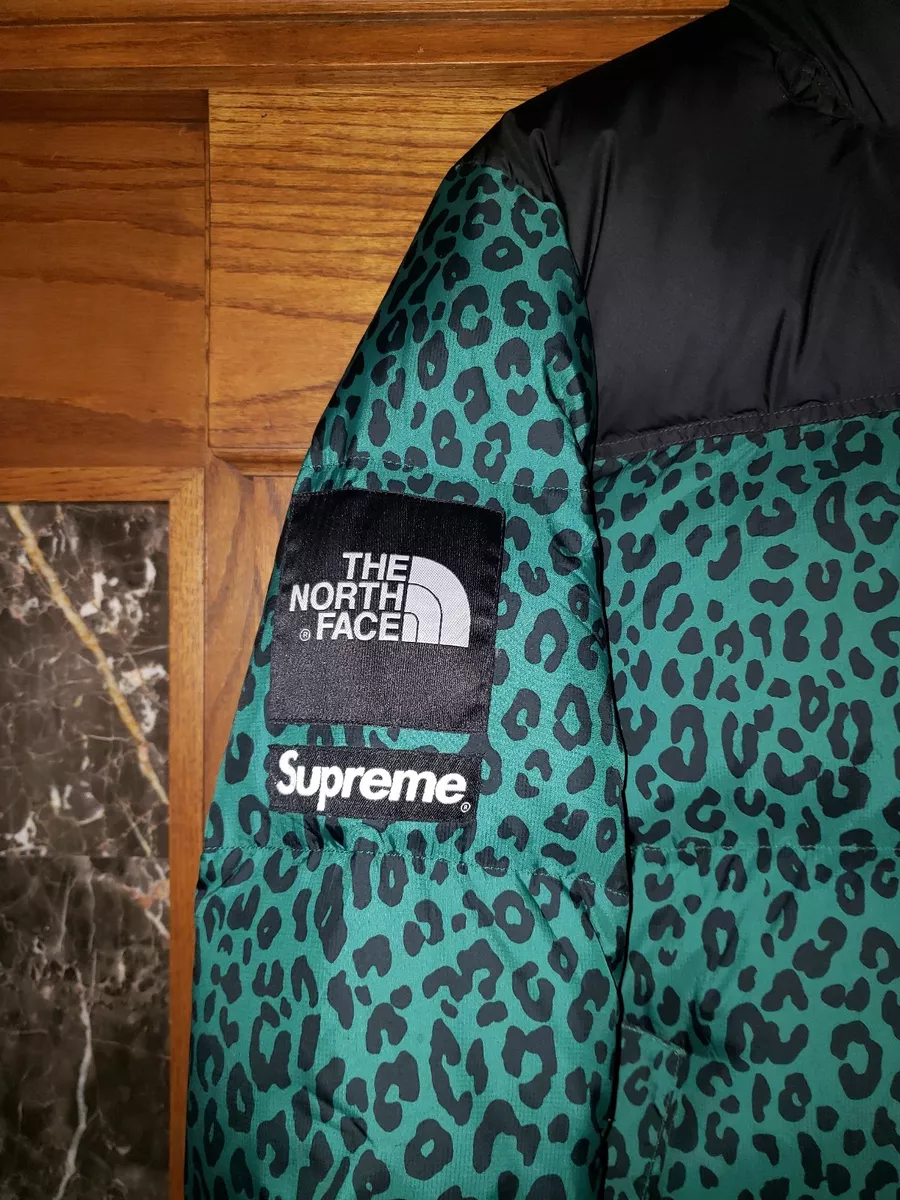 Puffer jacket The North Face Supreme x Paper Print TNF Nuptse