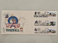 Negro Leagues Baseball Cover Canceled Americover Station