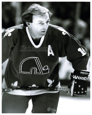 NHL Quebec Nordiques Guy Lafleur Black White X 10 Photo