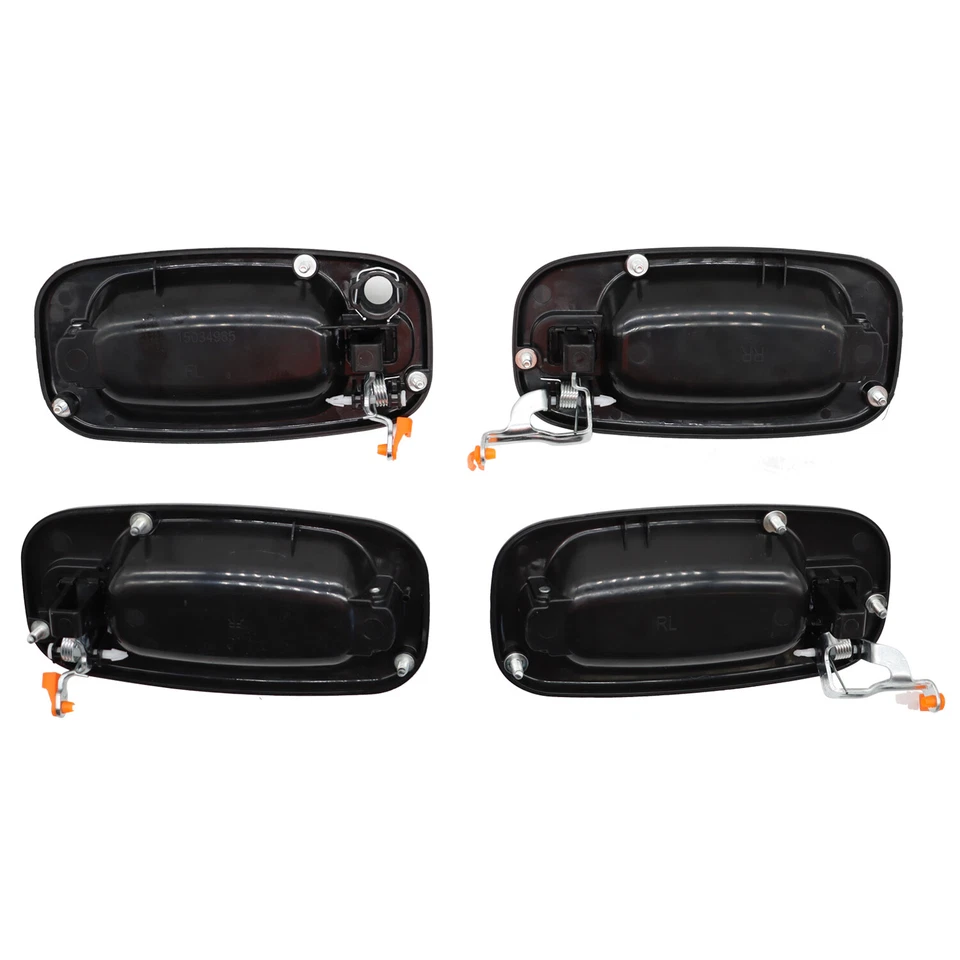 Set of 4 Front & Rear Door Handle Textured For 2000-06 Silverado / GMC Sierra - Изображение 3 из 4