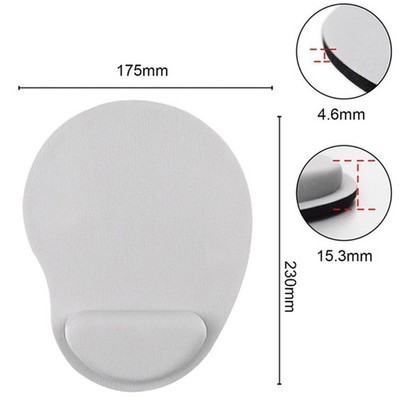 Mouse Pad With Wrist Rest For Laptop Mat Anti-Slip Gel Wrist EVA Support Mat
