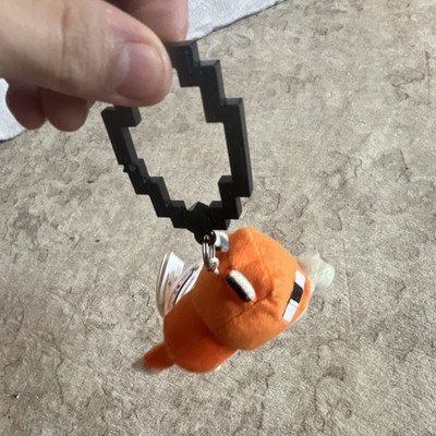Just Toys Intl. Minecraft Fox Keychain Plush Hand Washable PA