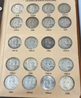 35 Piece US 90% Silver circ Franklin 50c Set 1948-1963-d used Dansco Album L2439