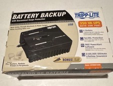Tripp Lite INTERNET350U 350 VA UPS, 6 Outlets, USB, PowerAlert, Black