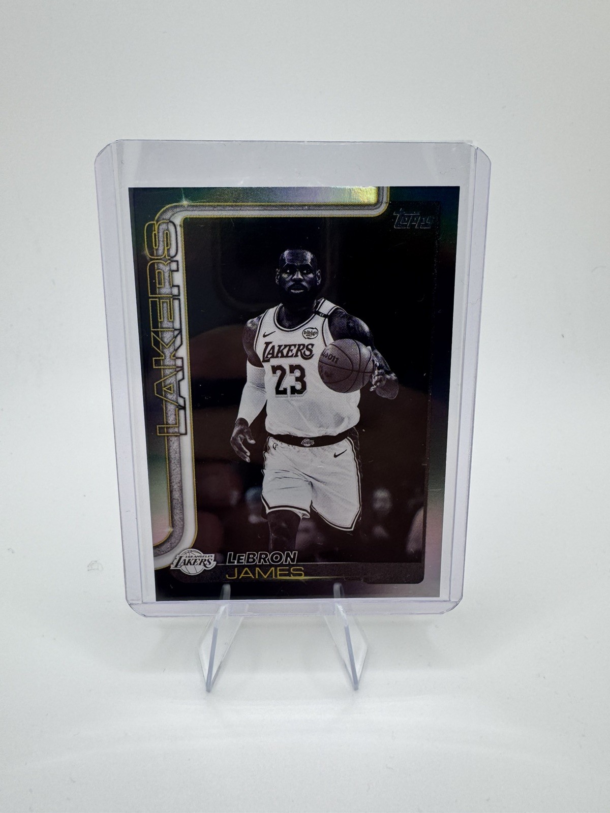 2025-26 Topps Basketball #150 LeBron James #150 Blackout Card