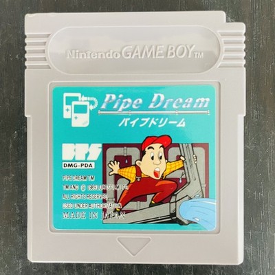 Pipe Dream Nintendo Game Boy 1989 BKS Japanische Version DMG-PDA Puzzle Retro