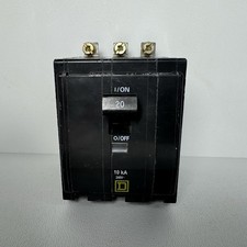 Square D QOB320 3 Pole 20 Amp 240 Volt Bolt On Circuit Breaker