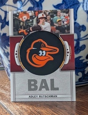 Adley Rutschman  2023 Topps Series 1 Team Logo Patch Rookie Card - NM/MT