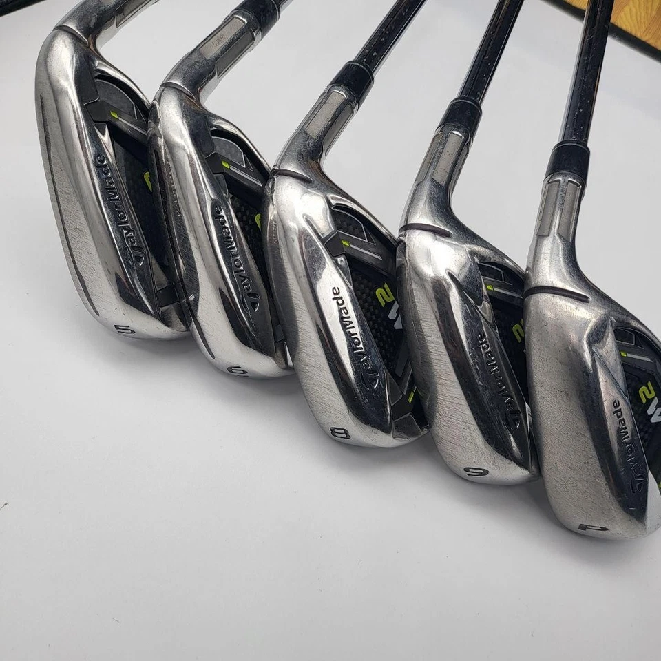 TaylorMade M2 Set di ferri 5-6 + 8-9 + Pw REAX STEEL Flex-S 5 pezzi mazza... - Immagine 4 di 4