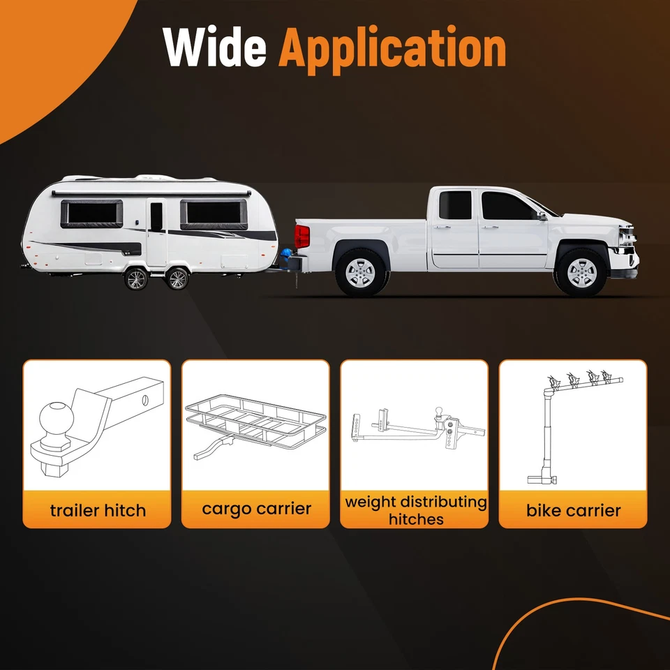 Kit receptor enganche remolque clase 3 2" para Ford Transit 150 250 350 2015-21 Foto 2 de 4