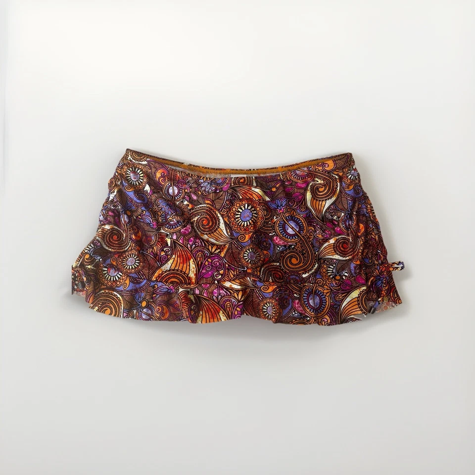 Nueva falda de bikini de natación para mujer Swim Systems, cachemira, talla XS, NUEVA CON ETIQUETAS Foto 2 de 4