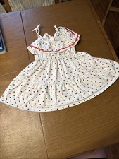 Janie And Jack Star Print Dress Size 3 Girls