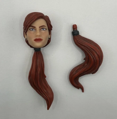 GIJoe Classified 6” Retro Series Scarlett Head & Extra Hair Fodder 1/12 Scale