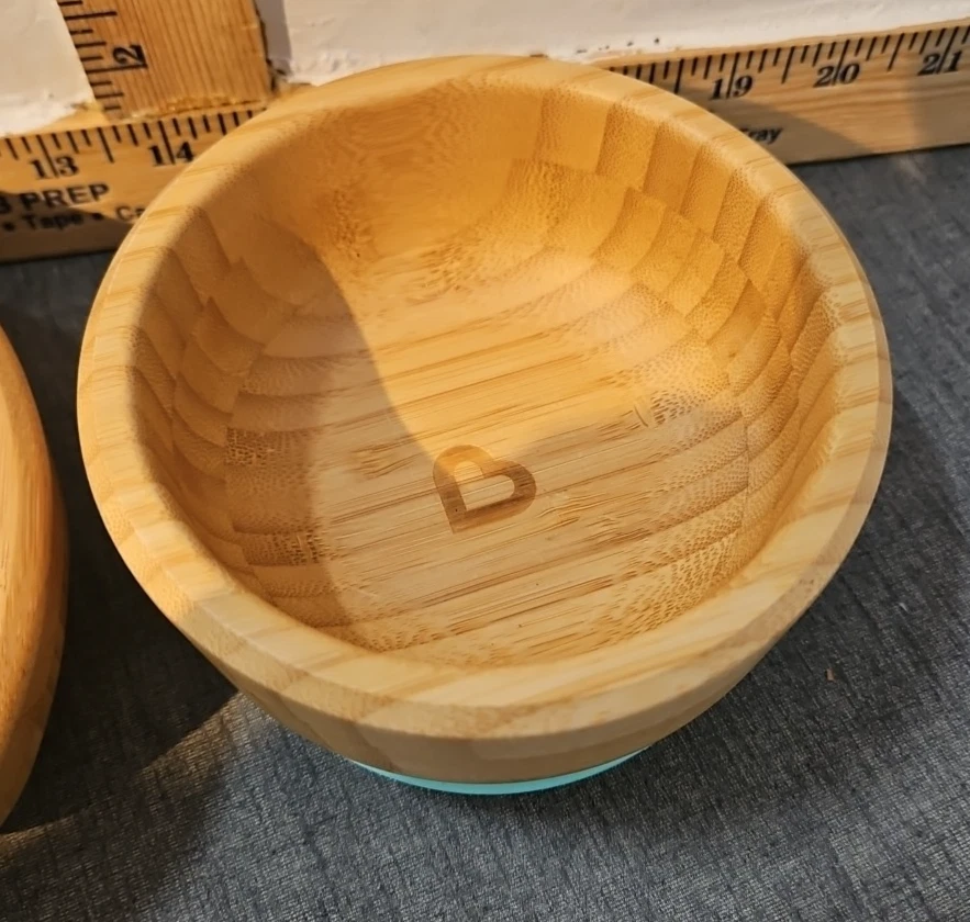 Placa de succión dividida de bambú Munchkin 6+ meses ecológica y cuenco Foto 3 de 4