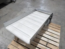 flat belt conveyor w/motor HF20DR37134 50.5 L X 20W