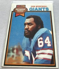 1979 Topps Football John Mendenhall New York Giants base card #393