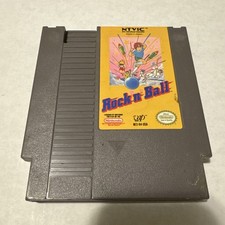 Rock 'N' Ball Nintendo NES Game Cartridge Tested Working