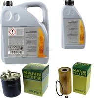 Mann Inspektionspaket 6L MB 5W-30 229.51 FüR Mercedes W169 A 180 CDI W245 B