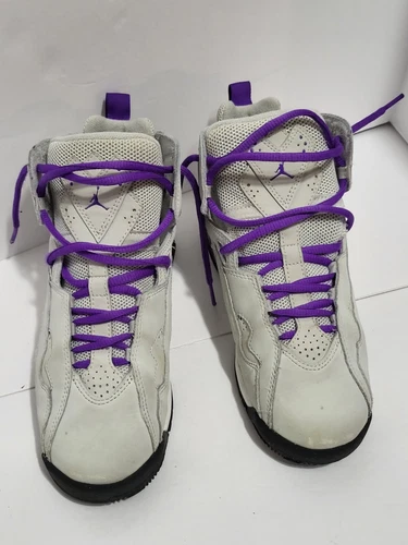 Scarpe Air Jordan True Flight grigio viola 343795 052 taglia giovane 5 anni
