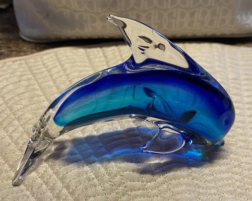 Mundgeblasener Glasdelfin - Bild 3 von 8