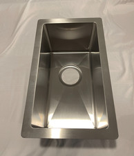 RVHome Overlanding Undermount Kitchen Sink, Stainless Steel Bar Sink, Van Build