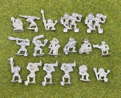 Warhammer Fantasy & WH40k - Snotlings Lot (17 Models, Metal) GAMES WORKSHOP