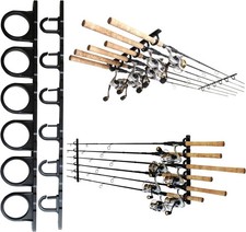 Ceiling Fishing Rod Holder for 6 Rods, Garage Organization and Wall Storage, Hor